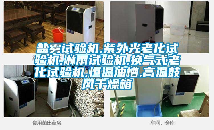 鹽霧試驗(yàn)機(jī),紫外光老化試驗(yàn)機(jī),淋雨試驗(yàn)機(jī),換氣式老化試驗(yàn)機(jī),恒溫油槽,高溫鼓風(fēng)干燥箱