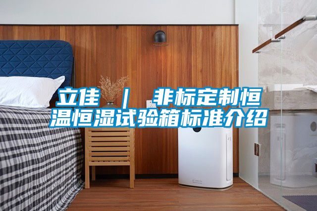 立佳 ｜ 非標(biāo)定制恒溫恒濕試驗(yàn)箱標(biāo)準(zhǔn)介紹