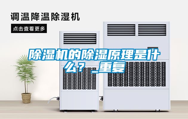 除濕機(jī)的除濕原理是什么？_重復(fù)