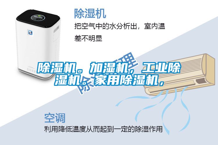 除濕機(jī)。加濕機(jī)，工業(yè)除濕機(jī)。家用除濕機(jī)，