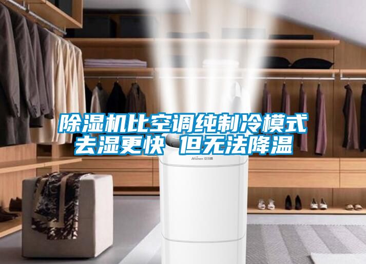 除濕機(jī)比空調(diào)純制冷模式去濕更快 但無法降溫