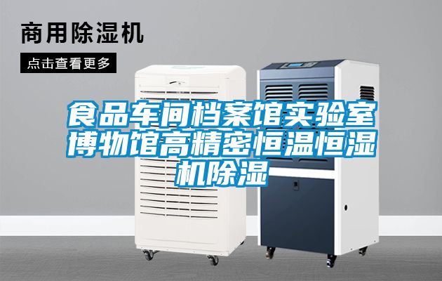食品車間檔案館實驗室博物館高精密恒溫恒濕機除濕