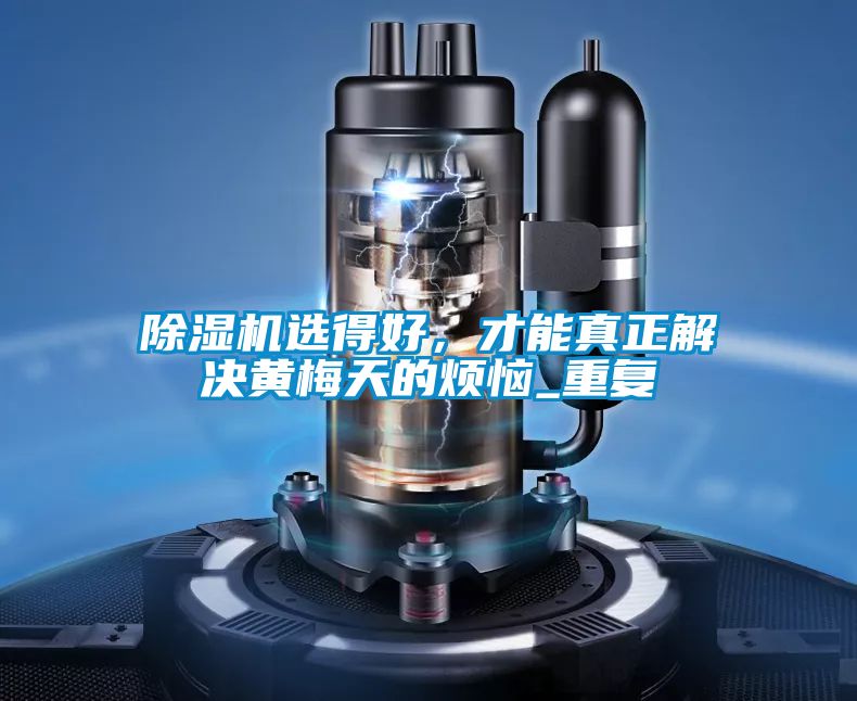 除濕機選得好，才能真正解決黃梅天的煩惱_重復