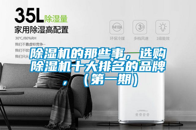 除濕機(jī)的那些事，選購除濕機(jī)十大排名的品牌，（第一期）