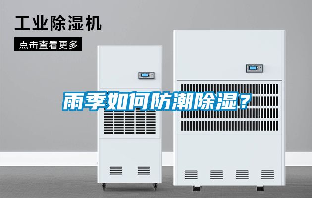 雨季如何防潮除濕？