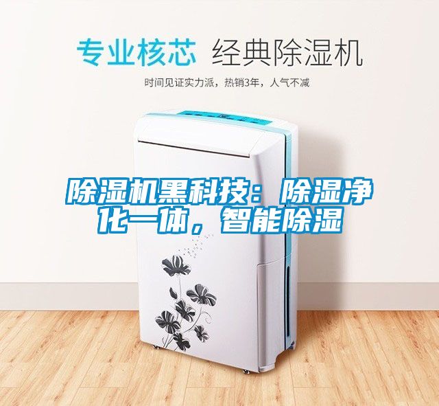 除濕機黑科技：除濕凈化一體，智能除濕