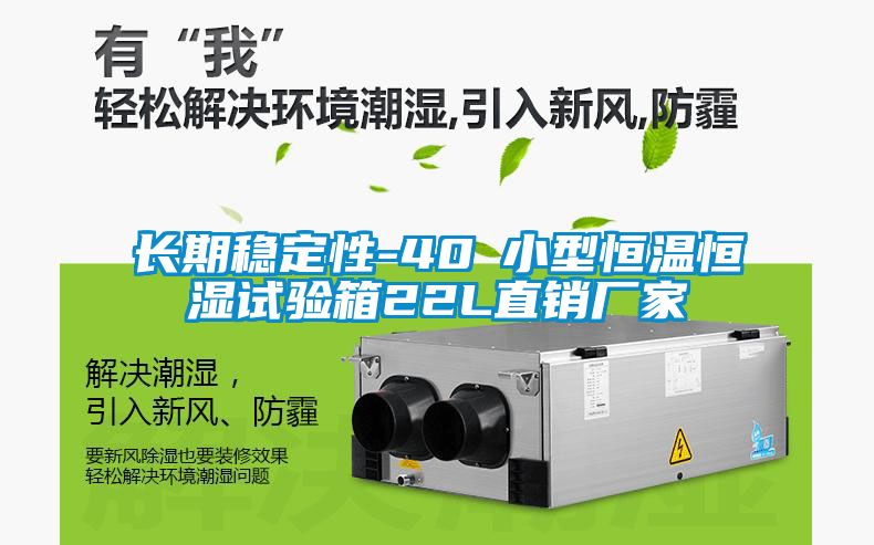 長(zhǎng)期穩(wěn)定性-40℃小型恒溫恒濕試驗(yàn)箱22L直銷(xiāo)廠(chǎng)家