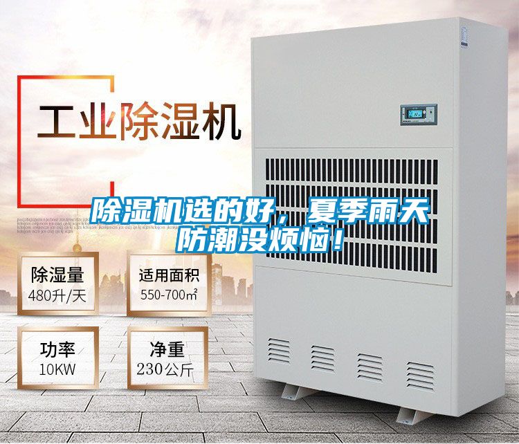 除濕機選的好，夏季雨天防潮沒煩惱！