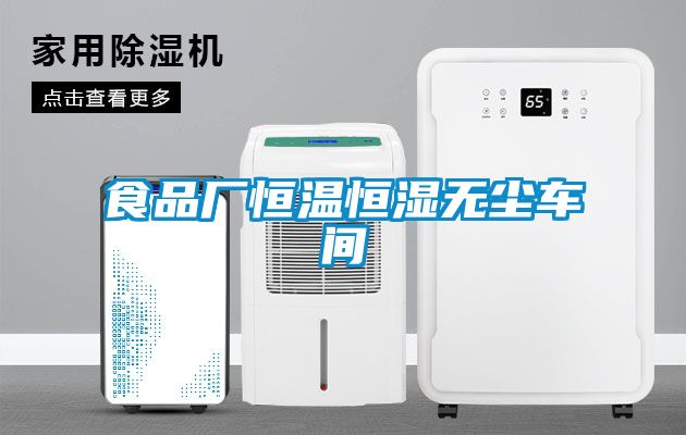 食品廠恒溫恒濕無(wú)塵車間