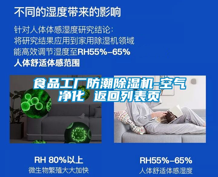 食品工廠防潮除濕機-空氣凈化 返回列表頁