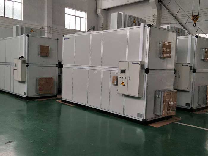 濟(jì)南銘威化工鋰電池鈷酸鋰零下40℃露點(diǎn)，三臺(tái)全新風(fēng)轉(zhuǎn)輪除濕機(jī)組