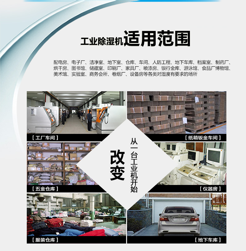 紡織廠房除濕應(yīng)該怎么做？工業(yè)廠房除濕機(jī)